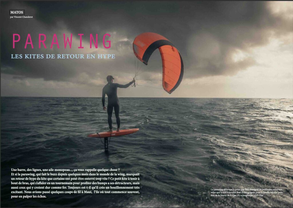 wingfoil, parakite, downwind, surf, kitefoil single skin monopeau hybride lignes courtes lowkite, BRM Drexler Ken Winner Duotone poket, pow