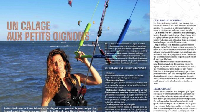 Calage, incidence, puissance, utilisation du trim